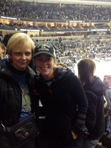 Our last night in Pittsburgh, my mom's first Pens game and my first time in the Consol Energy Center.